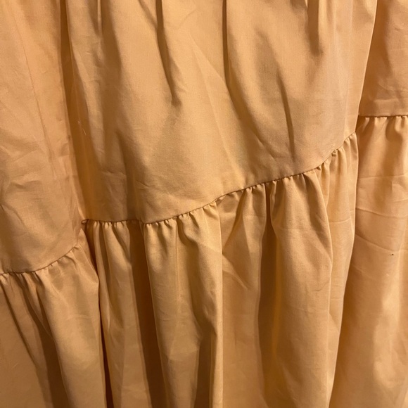 52Seven Yellow V-Neck Tiered Babydoll Dress. Size S. - Picture 6 of 11